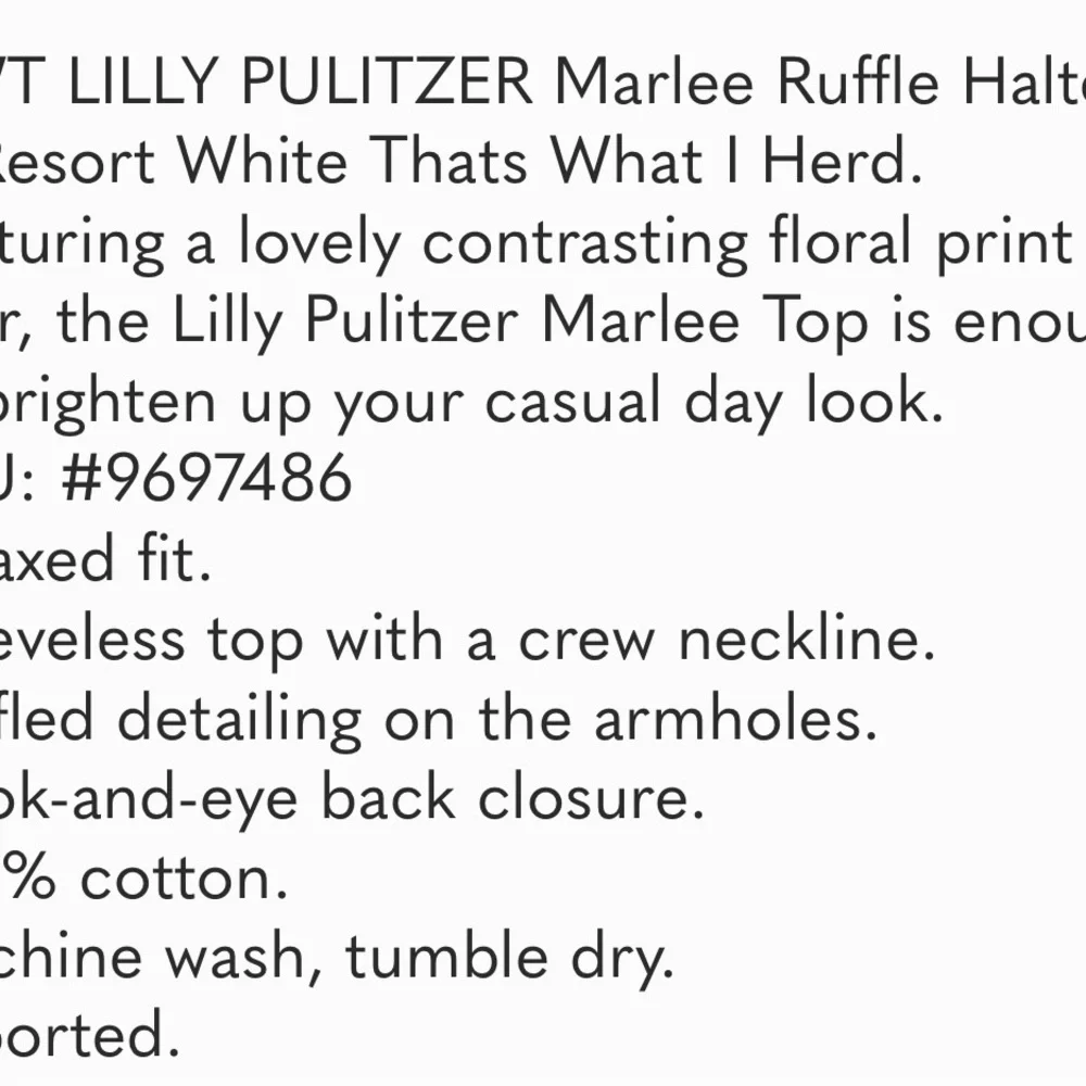 Lilly Pulitzer Pink Green Floral Ruffle Sleeveless Blouse - Picture 3 of 3